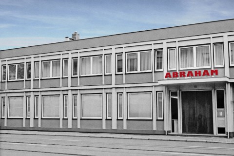 Historisches Foto des Abraham Firmengebäudes